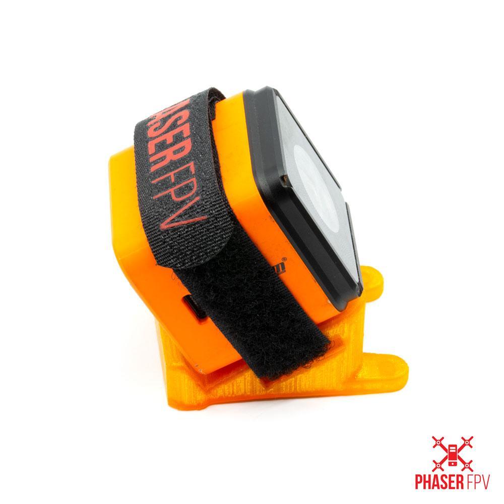 Phaser3D ImpulseRC Reverb 30 Degree Gopro Session Couch Mount Crystal Red