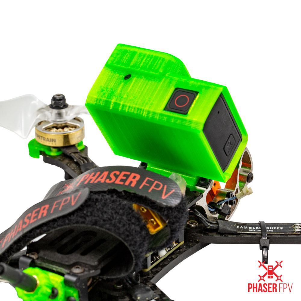 Phaser3D Rooster GoPro Hero Side Load Mount Black