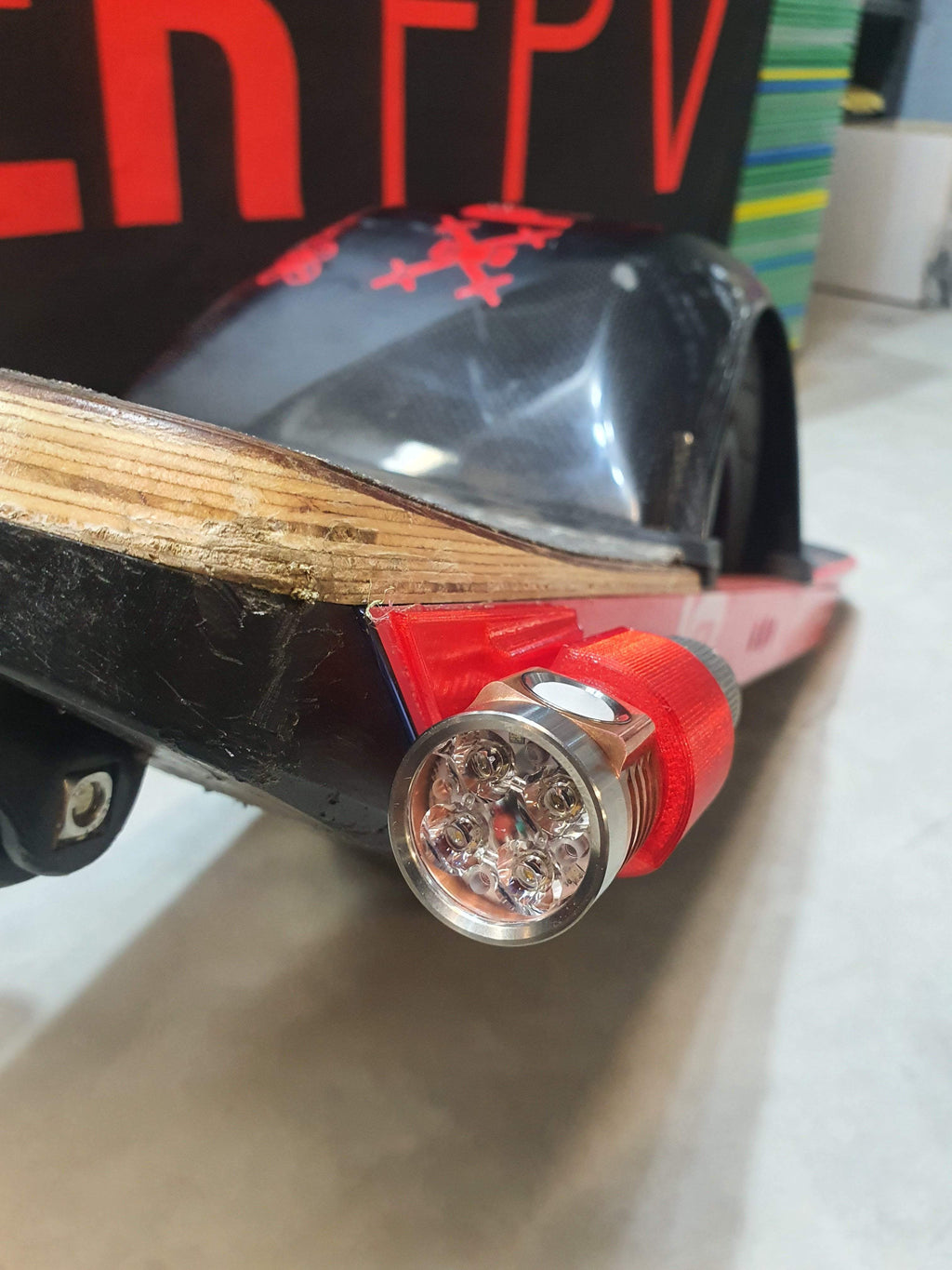 Phaser3D Steeze Lights - Onewheel D4V2 Torch Mount