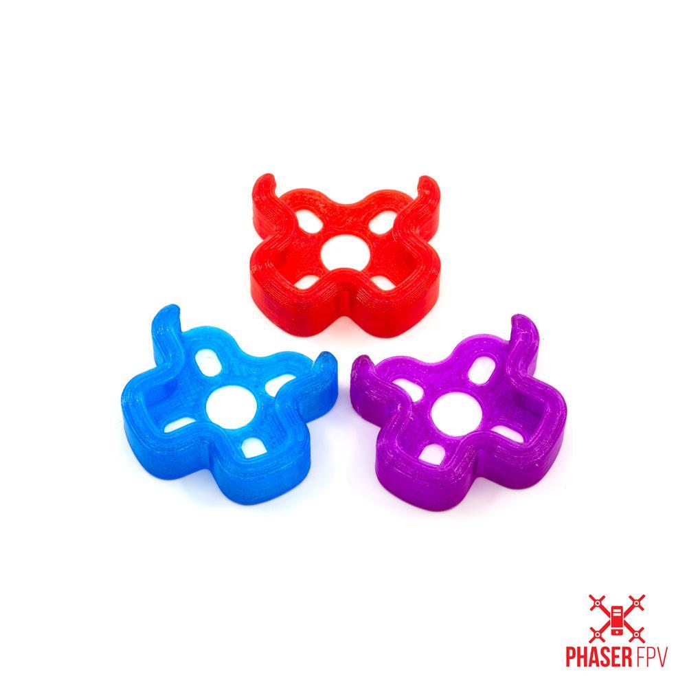 Phaser3D TBS 5 Inch Source One V0.11 Soft Mount Arm Guards Crystal Red