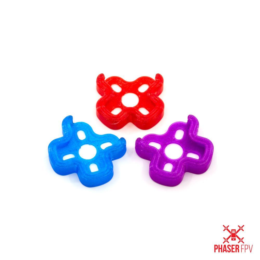 Phaser3D TBS 7 Inch Source One V0.11 Soft Mount Arm Guards (1pc) Crystal Red