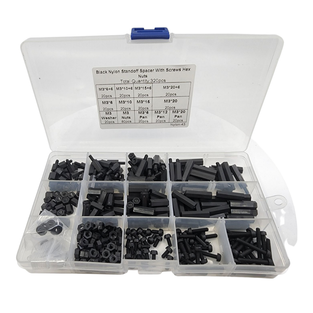 M3 Nylon 320pcs Standoff Kit By Phaser FPV