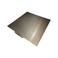 Energetic 310x310mm DOUBLE SIDED Smooth PEI/Textured Gold Spring Steel Build Plate (Suits Artillery Sidewinder X1) - Type 2