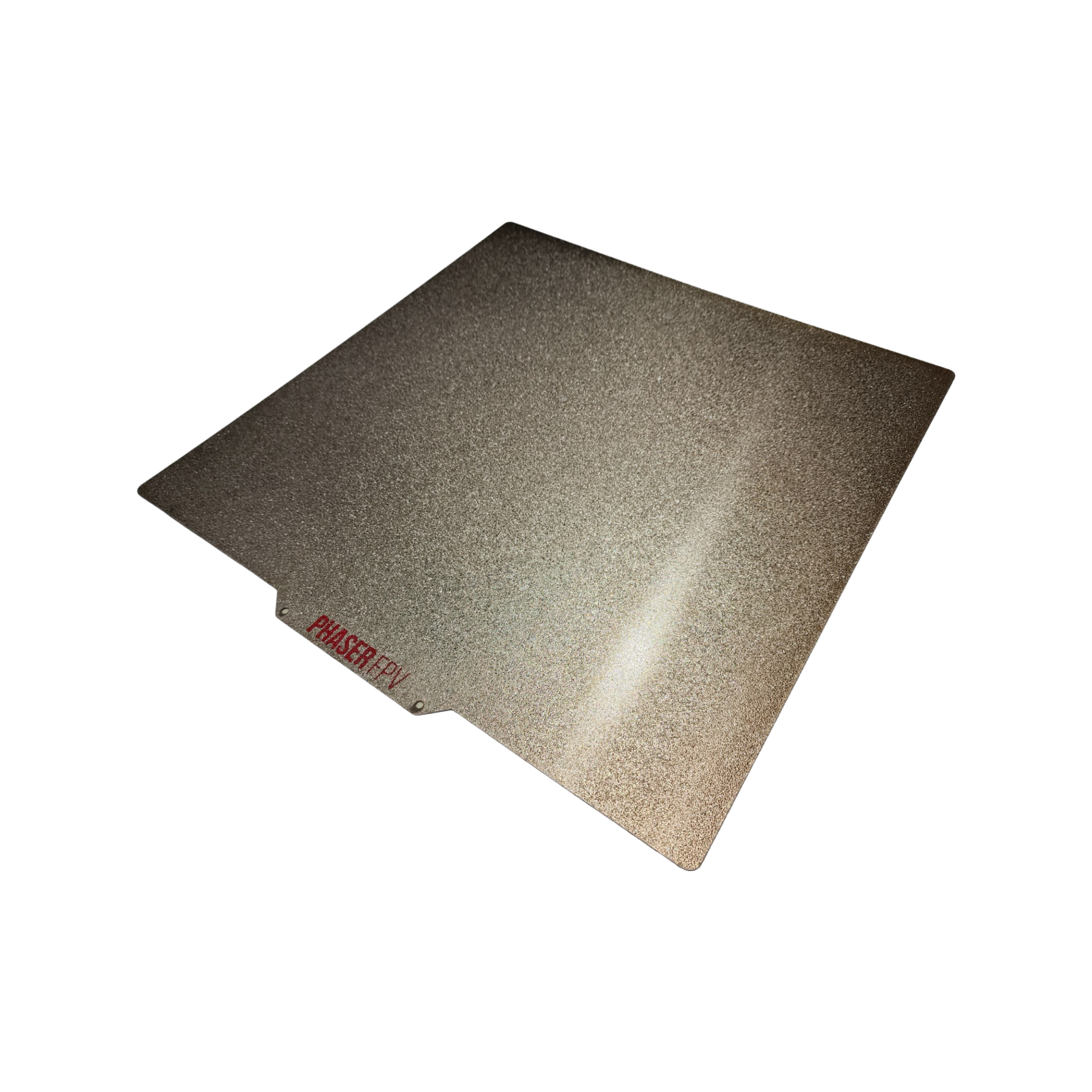 Energetic 310x310mm DOUBLE SIDED Smooth PEI/Textured Gold Spring Steel Build Plate (Suits Artillery Sidewinder X1) - Type 2