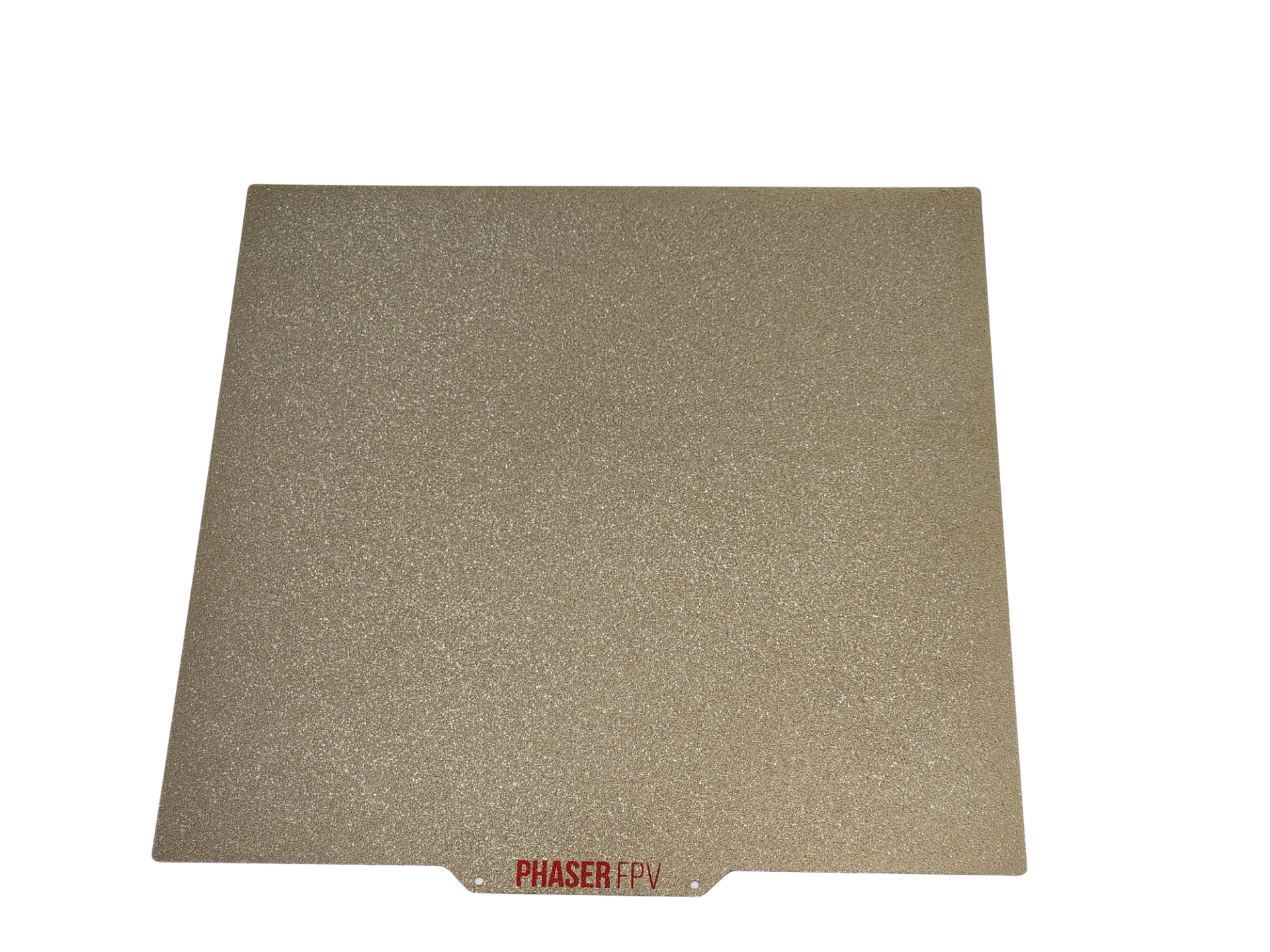 Energetic 305x305mm SINGLE SIDED Textured Gold Spring Steel Sheet Spring Steel Sheet (For Voron 300)