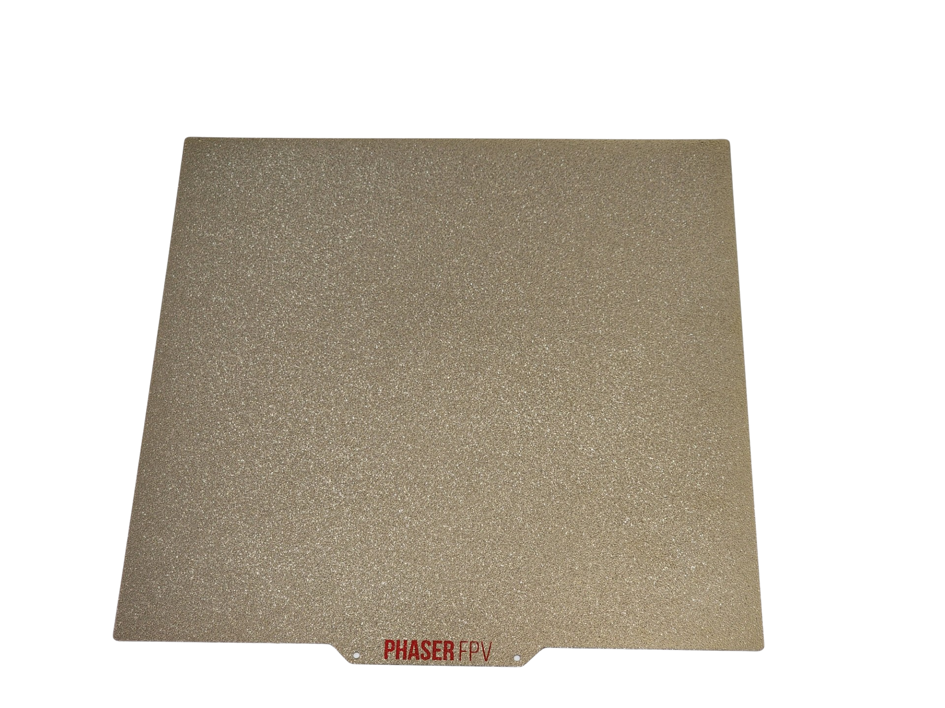 Energetic 410x410mm DOUBLE SIDED Smooth PEI/Textured Gold Spring Steel Sheet (Suits Ratrig)