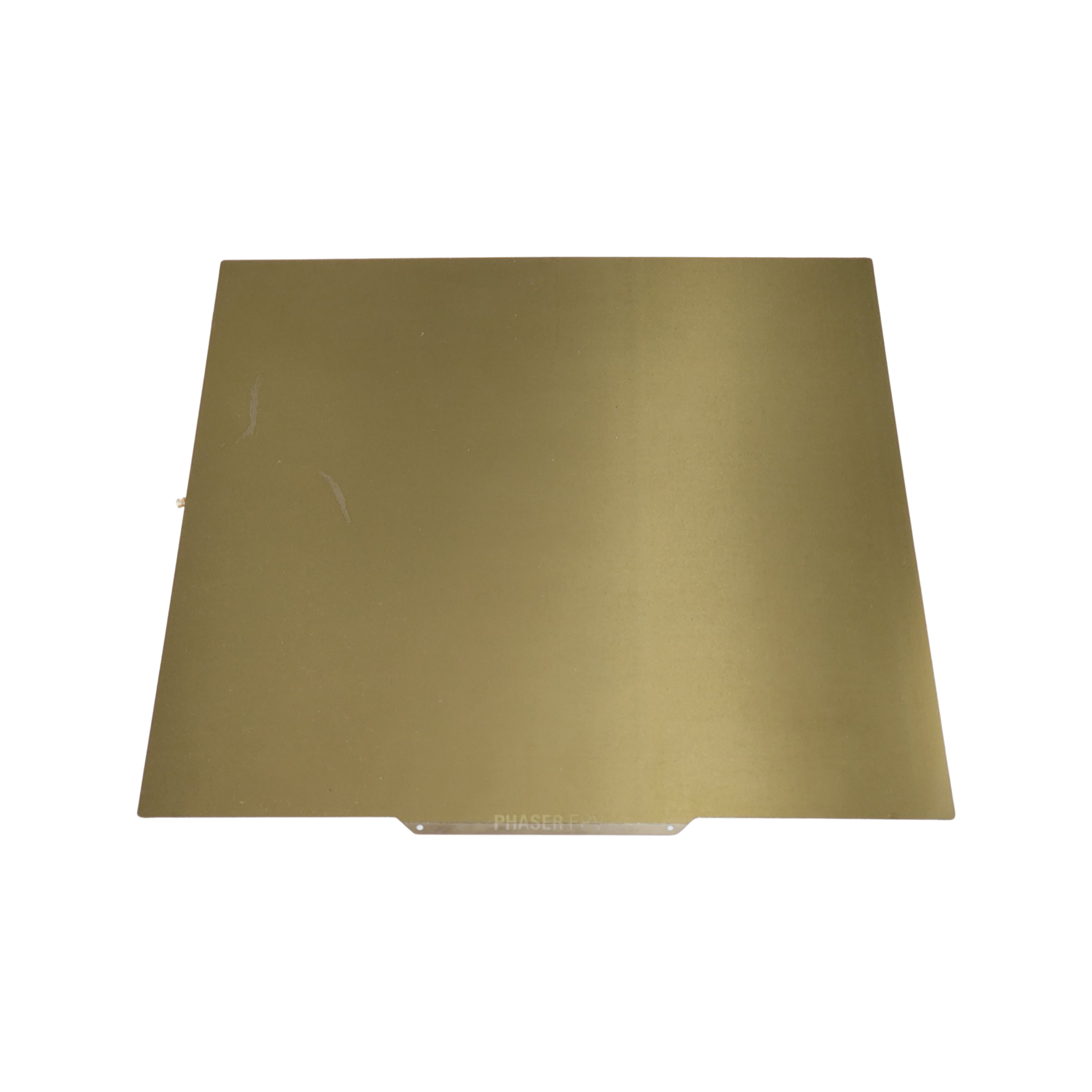 Energetic 410x410mm DOUBLE SIDED Smooth PEI/Textured Gold Spring Steel Sheet (Suits Ratrig)