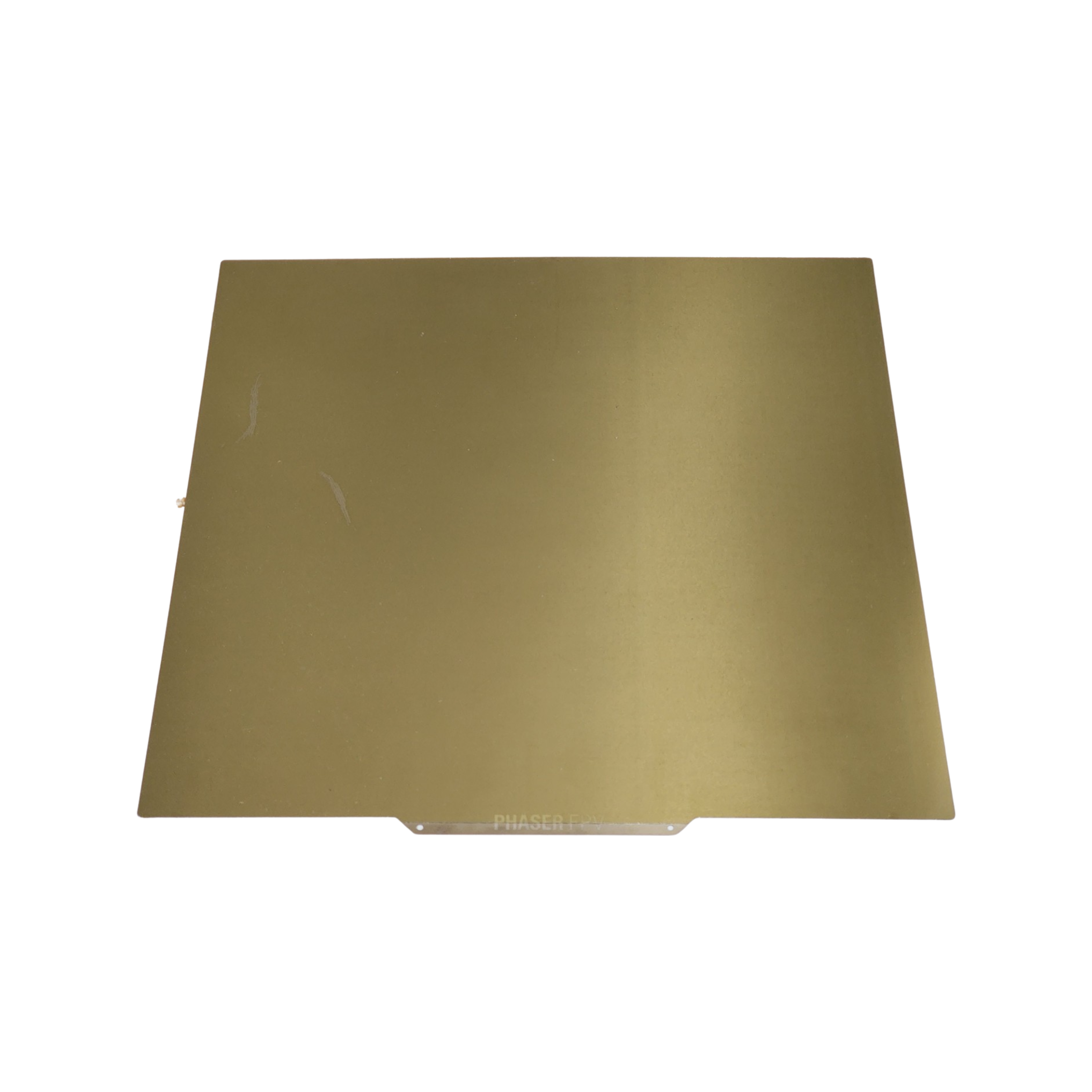 Energetic 250x235mm DOUBLE SIDED Smooth PEI/Textured Gold Spring Steel Sheet (for Prusa MK3S)