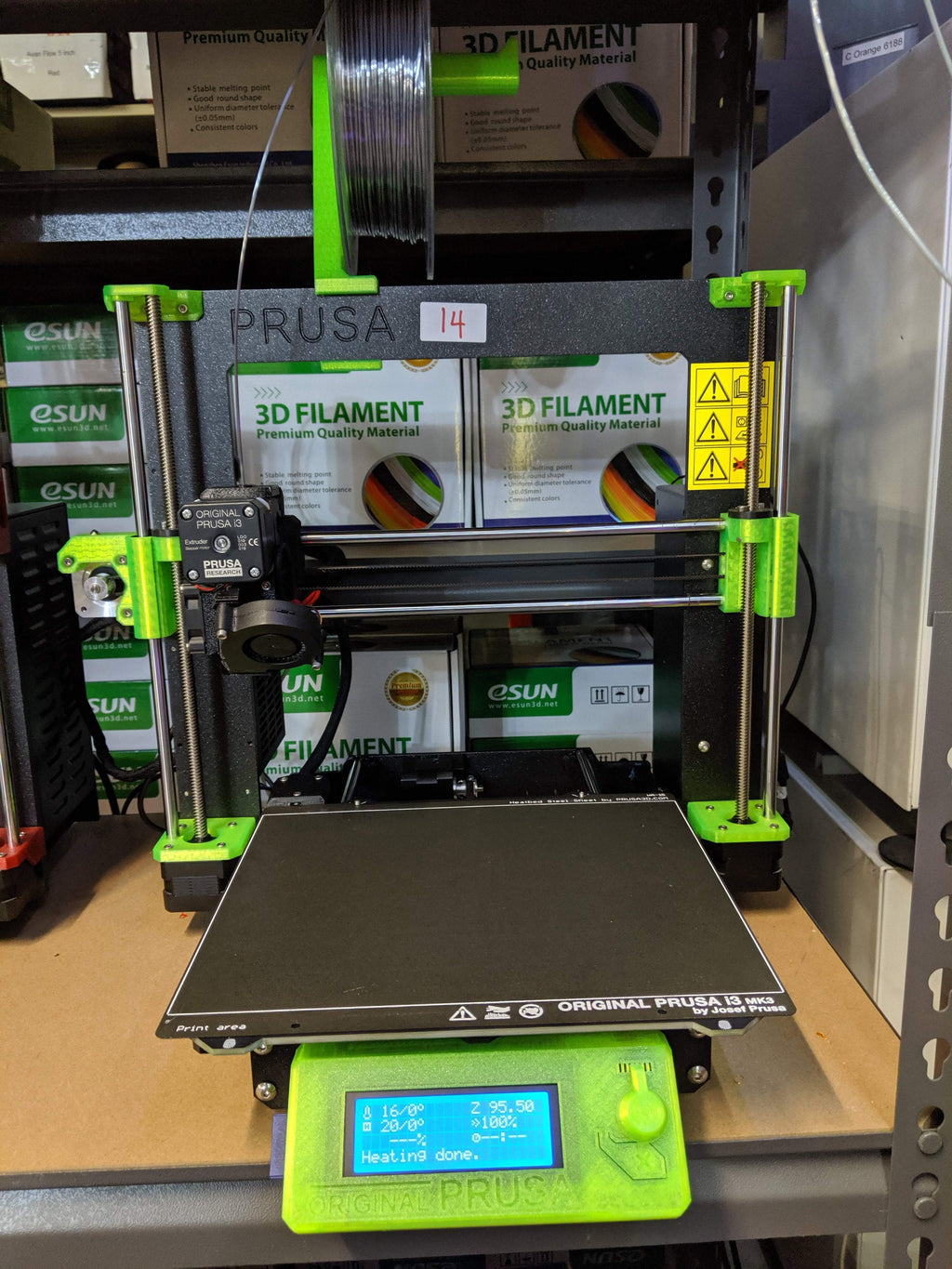 Prusa MK3 Printable Parts Highlights Only in PETG