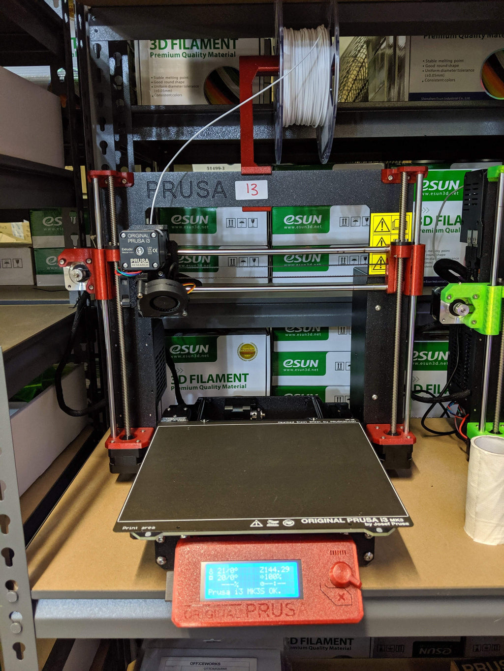 Prusa MK3 Printable Parts Highlights Only in PETG
