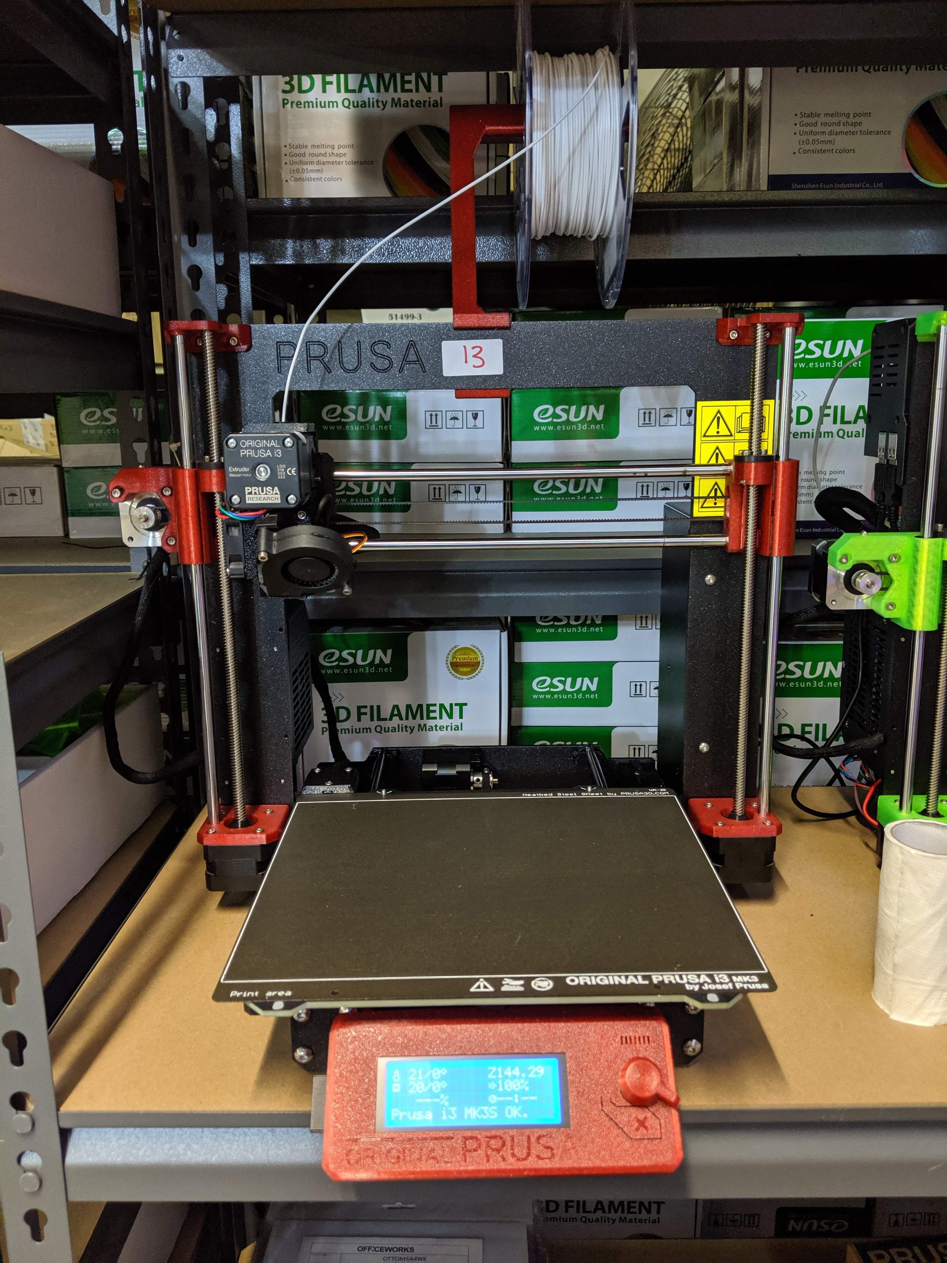 Prusa MK3 Printable Parts Highlights Only in PETG