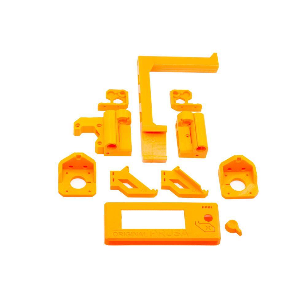 Prusa MK3 Printable Parts Highlights Only in PETG Orange