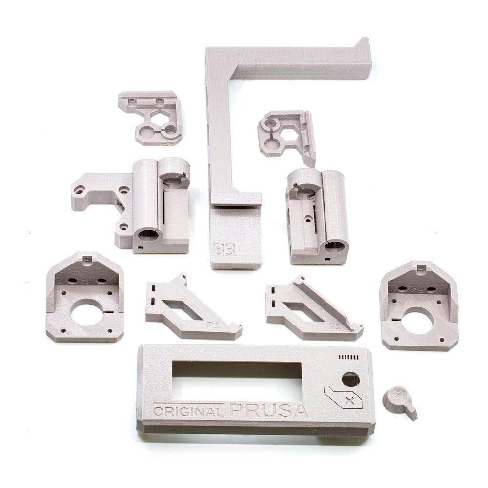 Prusa MK3 Printable Parts Highlights Only in PETG Urban Grey