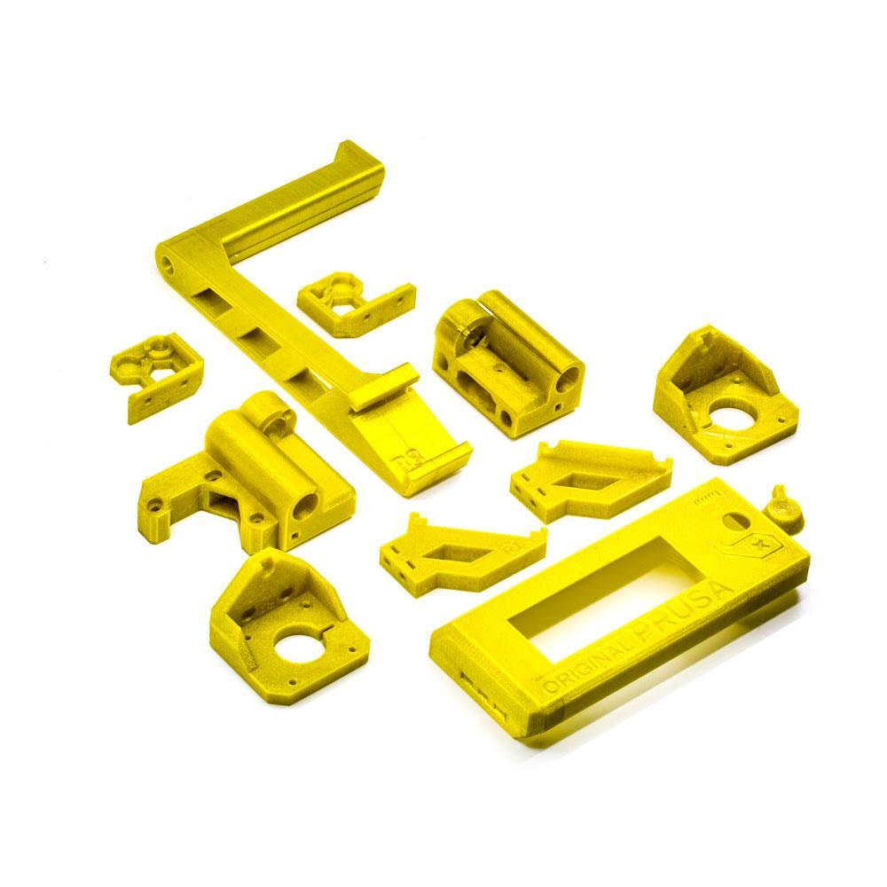 Prusa MK3 Printable Parts Highlights Only in PETG Yellow Gold