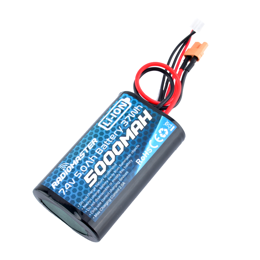 RadioMaster 5000mah 2S Li-ion Battery (Fits TX16S/Boxer/TX12 MKII) [DG]