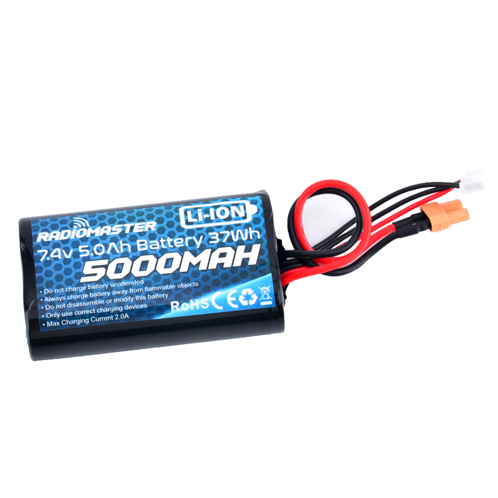 RadioMaster 5000mah 2S Li-ion Battery (Fits TX16S/Boxer/TX12 MKII) [DG]