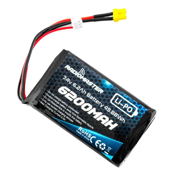Radiomaster 6200mAh 2S LiPo Battery (Fits Boxer/TX16S) [DG]