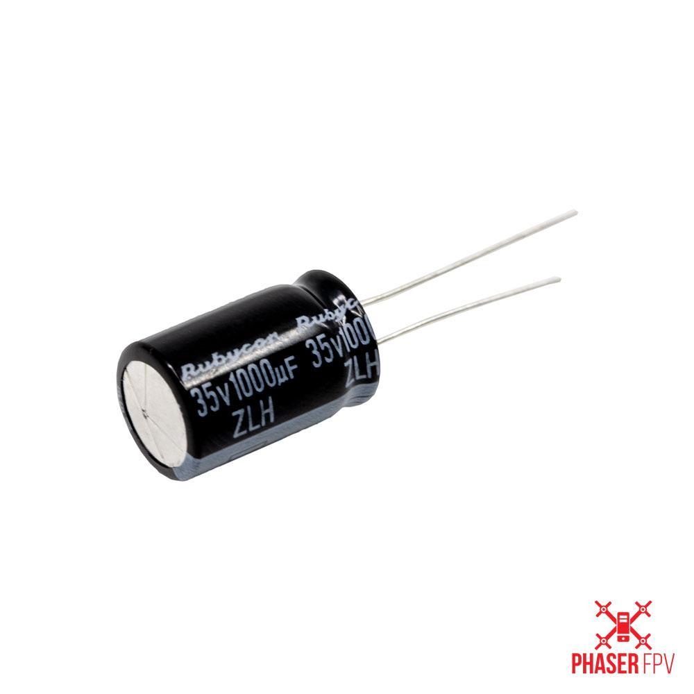 Rubycon 12.5x25mm ZLH Low ESR 35V/1000uF Capacitor