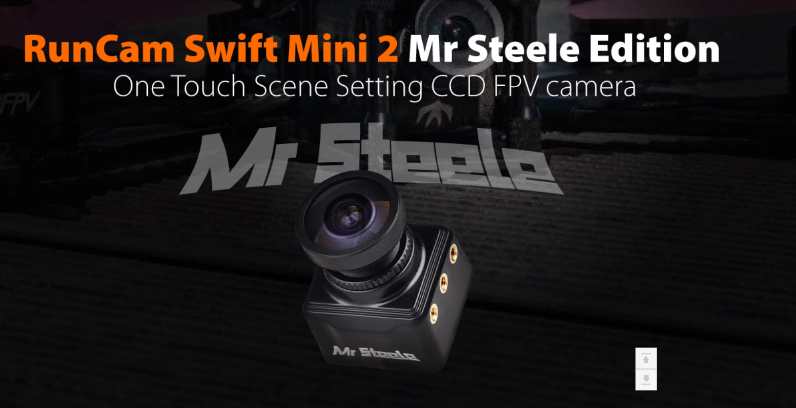 RunCam Swift Mini 2 Mr. Steele Edition SWIFTMINI2-BL-L25G-ST