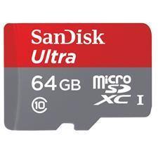 SanDisk Ultra 64GB micro SD Card UHS-I Memory Card - 80MB/s SanDisk SDSQUAR-064G