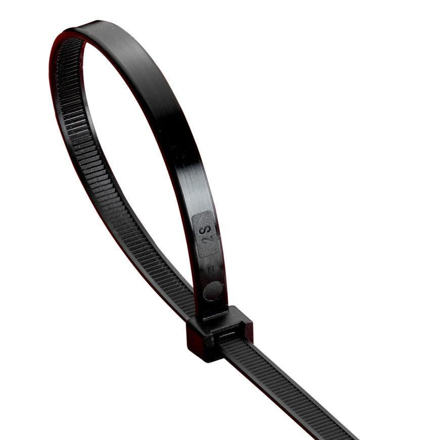 Sapiselco 200 x 3.5mm STD Nylon Cable Ties CT200IB (Pack of 100)
