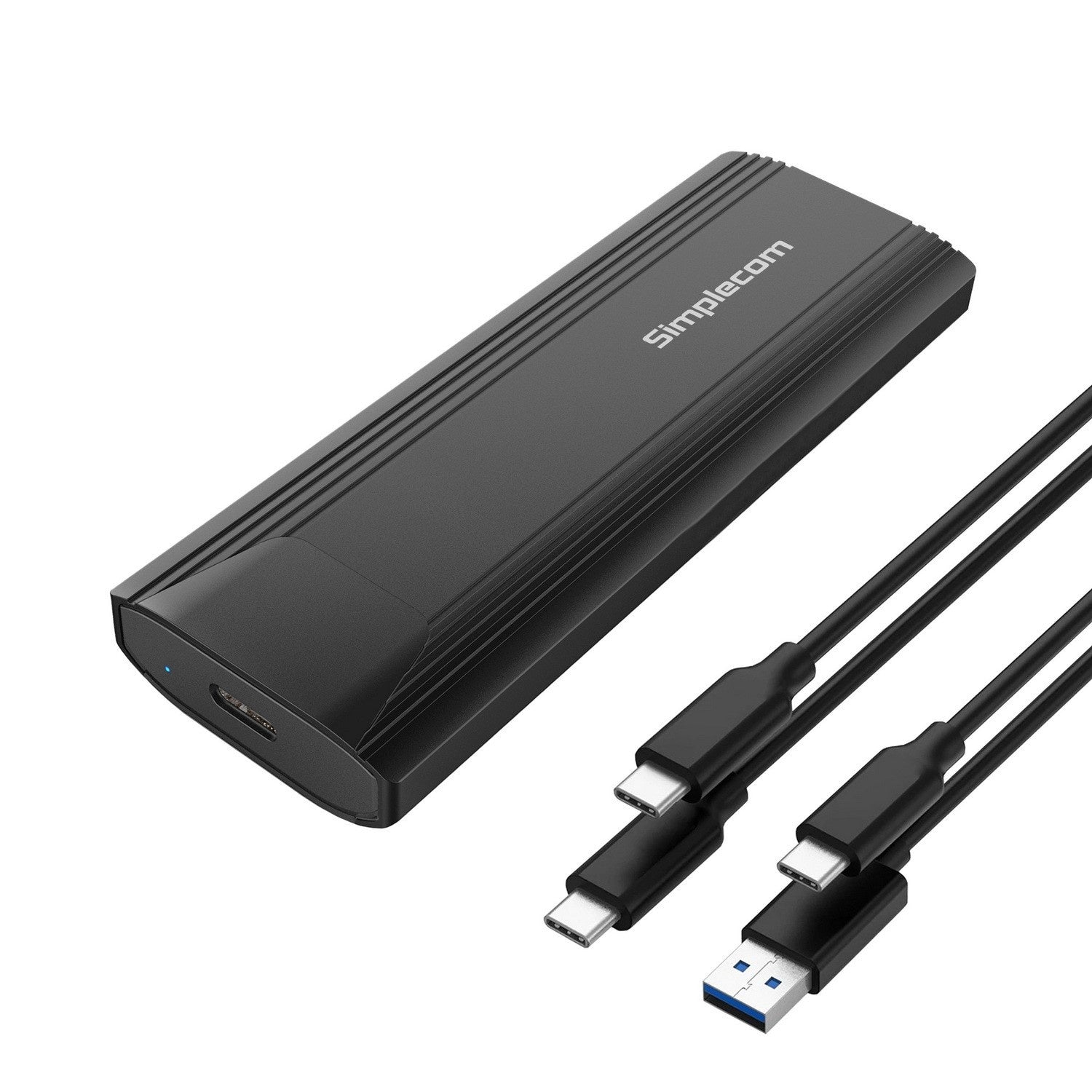 Simplecom SE504v2 NVMe / SATA Dual Protocol M.2 SSD USB-C Enclosure Tool-Free USB 3.2 Gen 2 10Gbps [PC]
