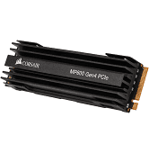 Corsair Force MP600 500GB NVMe PCIex4 Gen4 SSD 4950/2500 MB/s 550/420K IOPS 850TBW 1.7M hrs MTBF with Heatsink AES 256-bit Encryption 5yrs wty [PC]