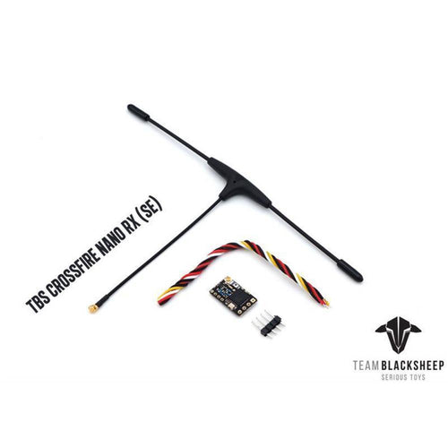 TBS Crossfire Nano RX SE w/ Immortal T Antenna (915mhz)