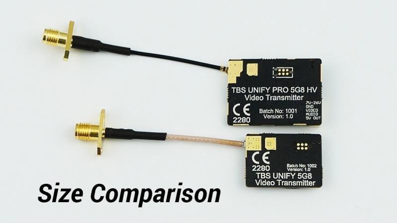 TBS Unify Pro 5G8 VTX Video Transmitter v3 (5V Input) (SMA)