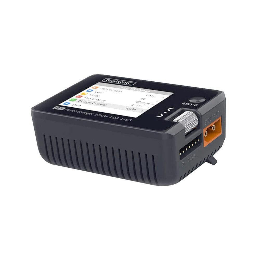 ToolKitRC M7 200W 10A 2-6S DC Multifunction Balance Charger (DC INPUT)