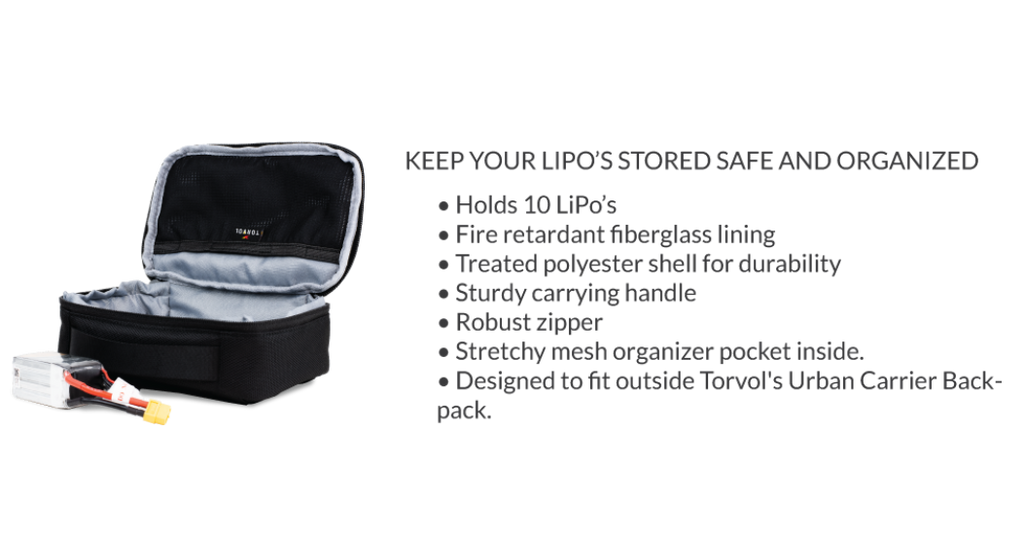 Torvol Urban Carrier Add on Lipo Bag TO032