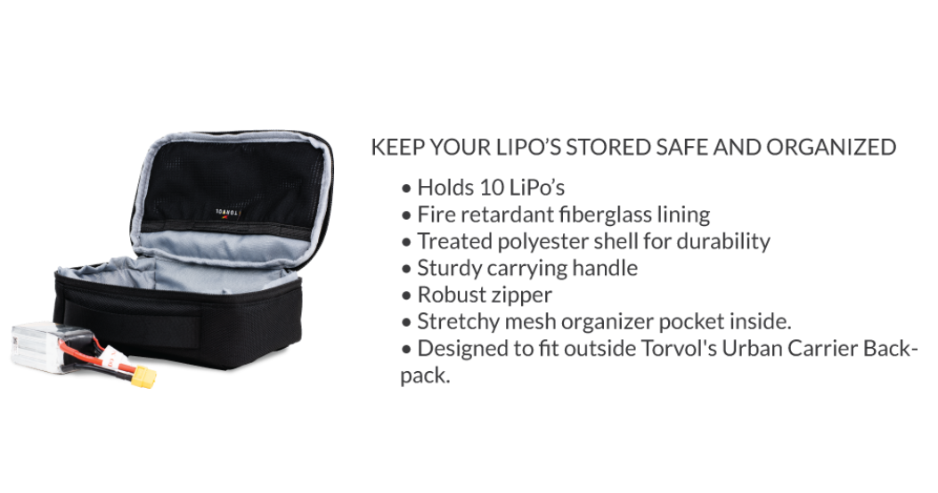 Torvol Urban Carrier Add on Lipo Bag TO032