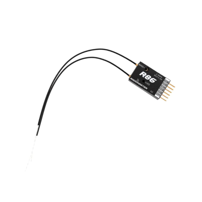 RadioMaster R86 V2 FrSky D8/D16/SFHSS Compatible PWM Receiver (2.4ghz)