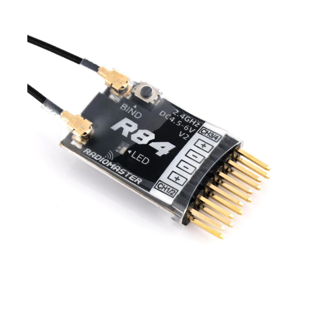 RadioMaster R84 v2 4Ch FrSky D8/D16 Compatible PWM Receiver (2.4ghz)