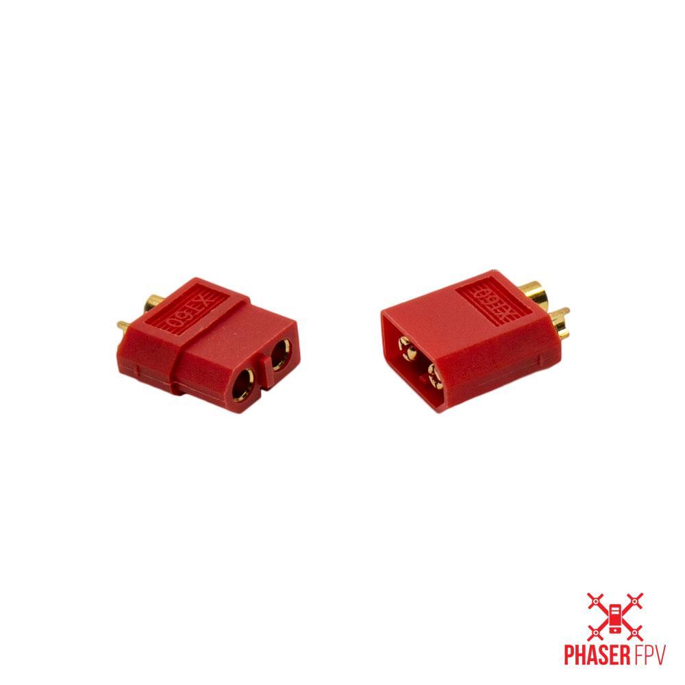 XT60 Connector - One Pair - Yellow, Black, Red, Blue Red