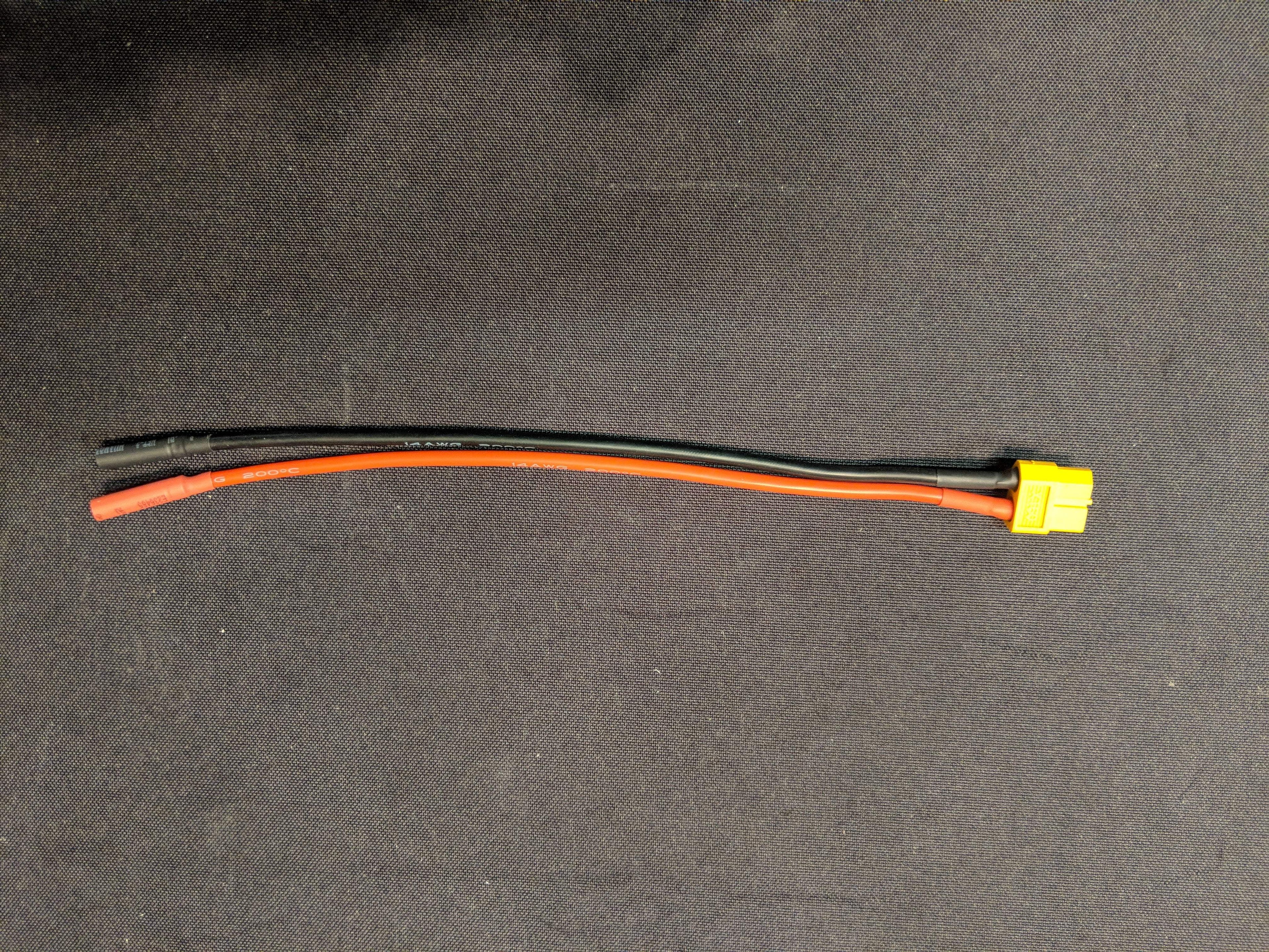 XT60 to 4mm Banana Socket Jack cable adapter for iSDT Chargers