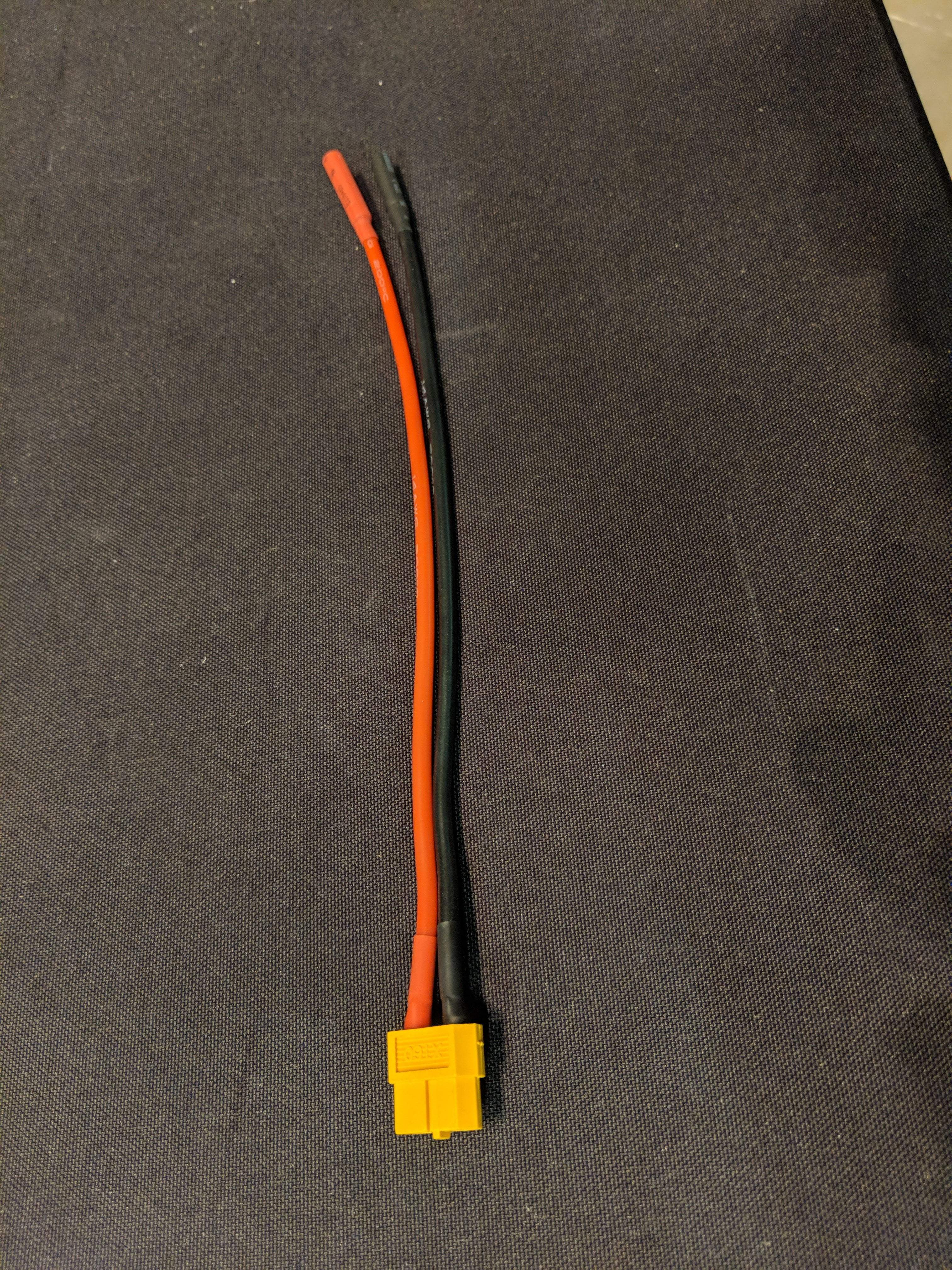 XT60 to 4mm Banana Socket Jack cable adapter for iSDT Chargers