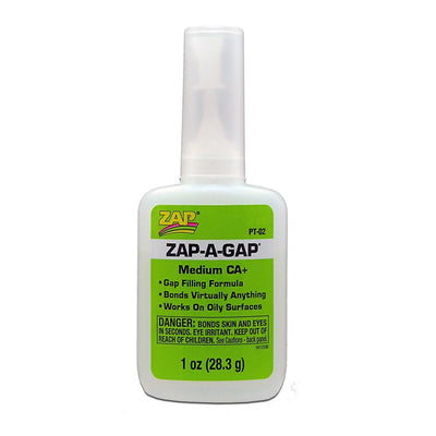 ZAP PT02 Green Medium Cyno Penetrating Super Glue - 1oz