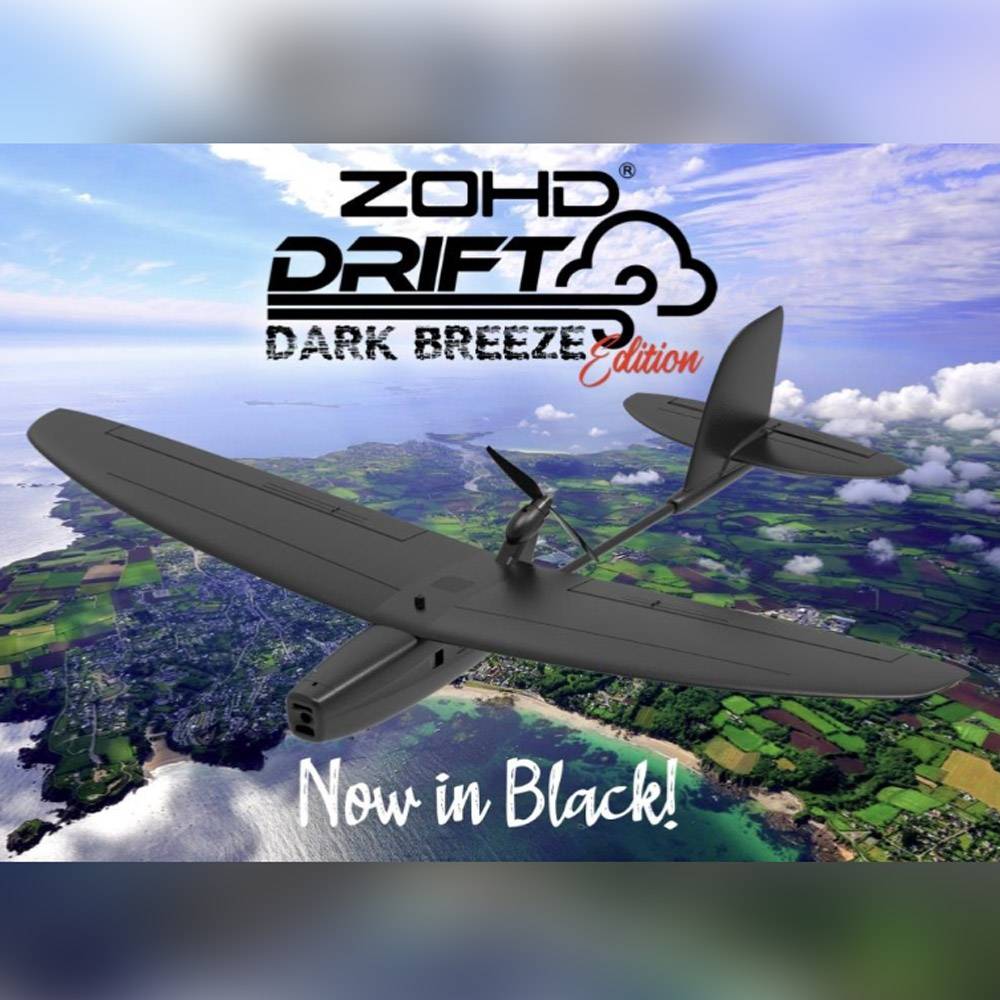 ZOHD Drift FPV Glider 877mm Airplane - Dark Breeze Edition - PNP