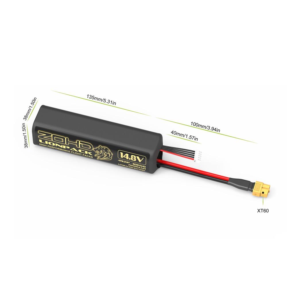 ZOHD Lionpack 18650 4S2P 7000mAh Li-Ion Battery [DG]