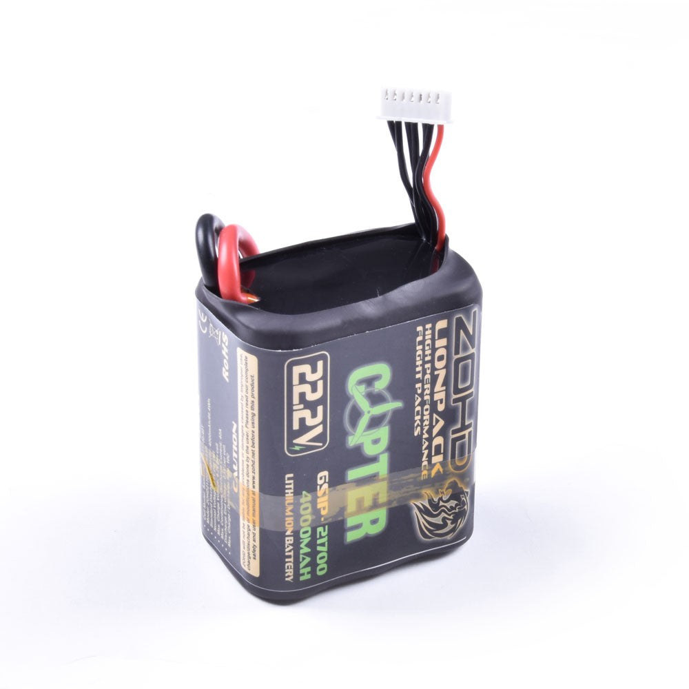 ZOHD Lionpack Copter 21700 6s1p 4000mah 22.2v Li-ion Battery [DG]
