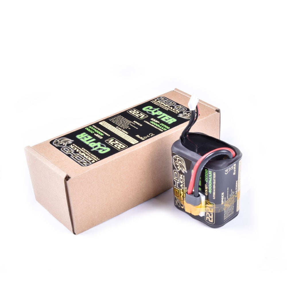 ZOHD Lionpack Copter 21700 6s1p 4000mah 22.2v Li-ion Battery [DG]